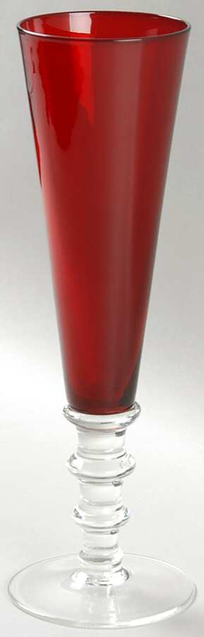 Scarlet Fluted Champagne by William Yeoward-1