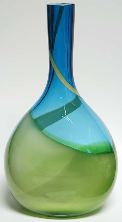 Evolution (Ocean Motif) 15" Flower Vase by Waterford Crystal-1