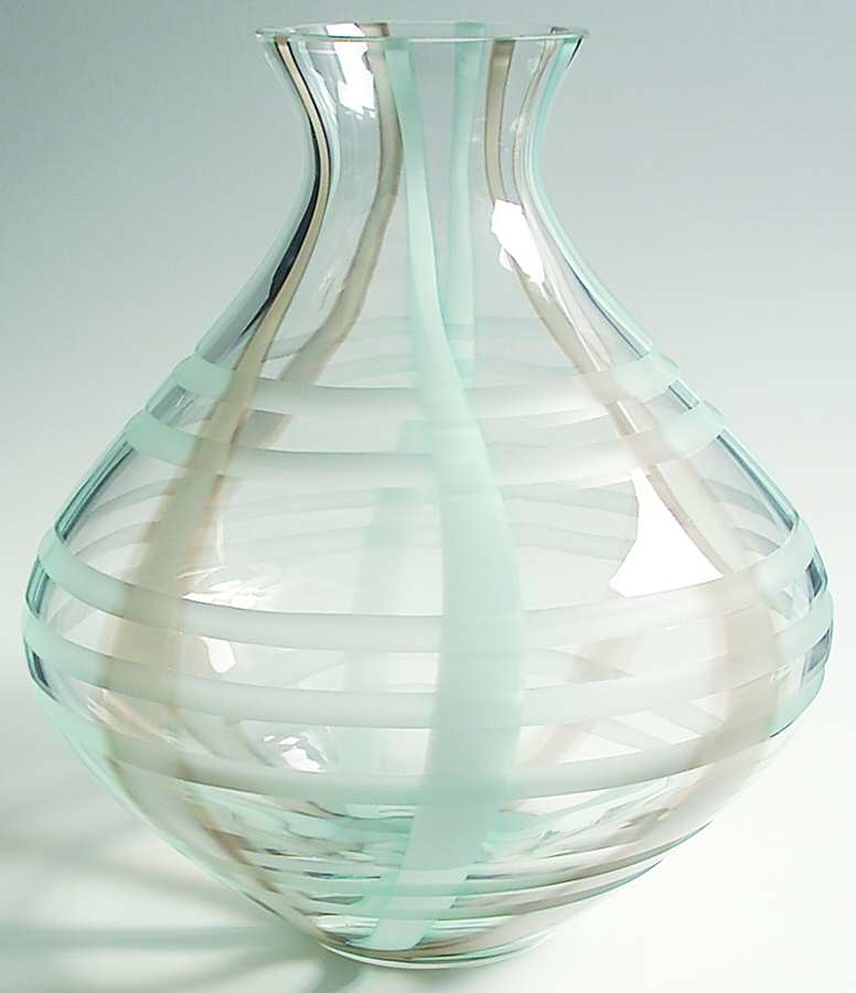 Evolution (Espresso Swirl) 12" Flower Vase by Waterford Crystal-1