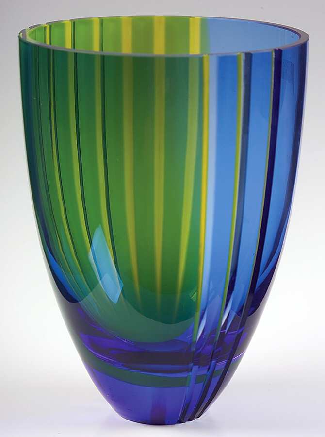 Evolution (Ocean Motif) 8" Flower Vase by Waterford Crystal-1