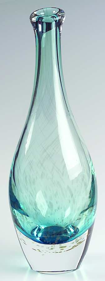 Evolution (Ocean Motif) 13" Flower Vase by Waterford Crystal-1