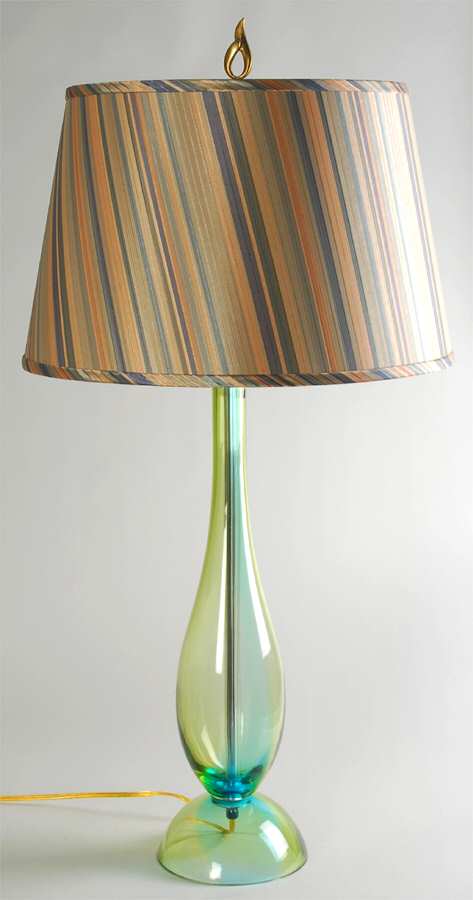 Evolution (Ocean Motif) Electric Lamp & Shade by Waterford Crystal-1
