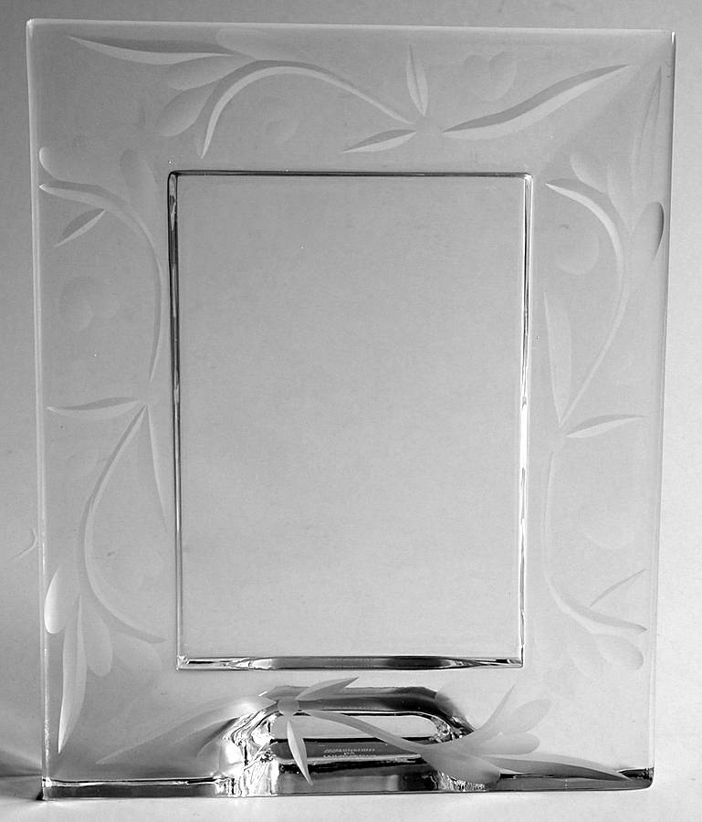 Yours Truly Frame-Holds 3" X 4" Photo by Waterford Crystal-1