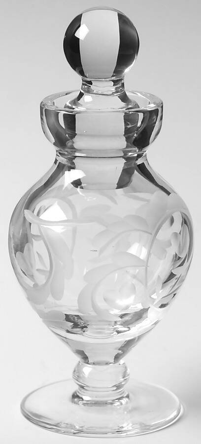 Yours Truly Round Perfume Bottle & Stopper by Waterford Crystal-1