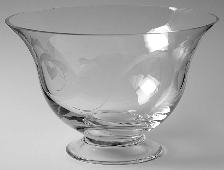 Yours Truly 8" Footed Bowl by Waterford Crystal-1