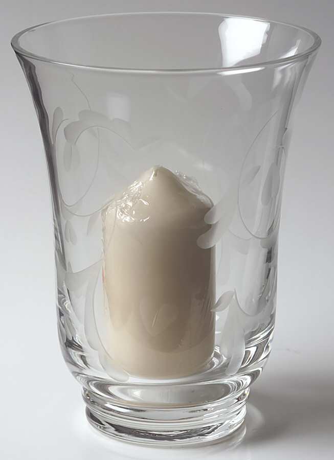 Yours Truly 1 Piece Open Hurricane/Vase by Waterford Crystal-1