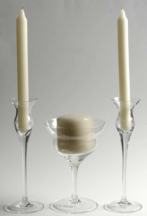 Yours Truly Unity Candle Set (Set of 3) by Waterford Crystal-1