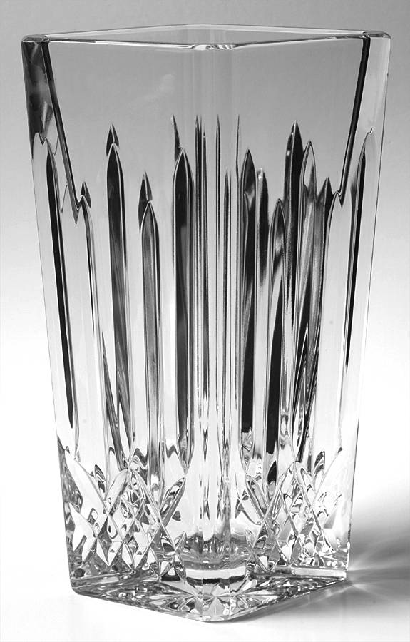 Lismore Diamond 10" Flower Vase by Waterford Crystal-1