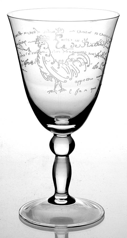 Rooster Water Goblet by Williams-Sonoma-1