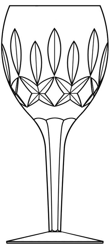Ballymore Water Goblet by Waterford Crystal-1