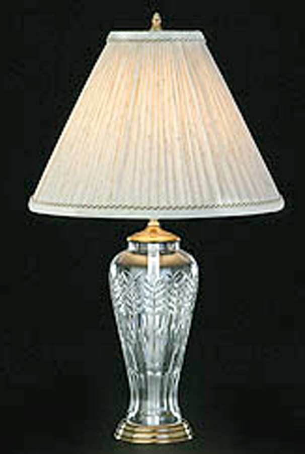 America the Beautiful 29" Electric Lamp & Shade by Waterford Crystal-1