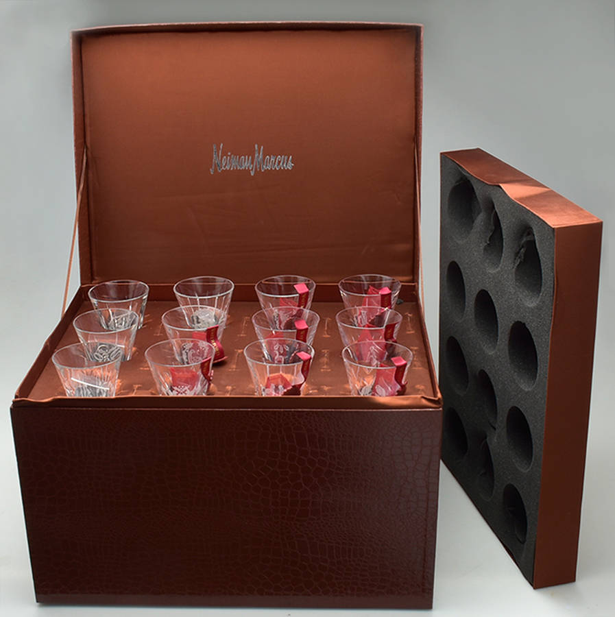 Twelve Days of Christmas (12 Piece) Flute with Charms & Case by Waterford Crystal-1