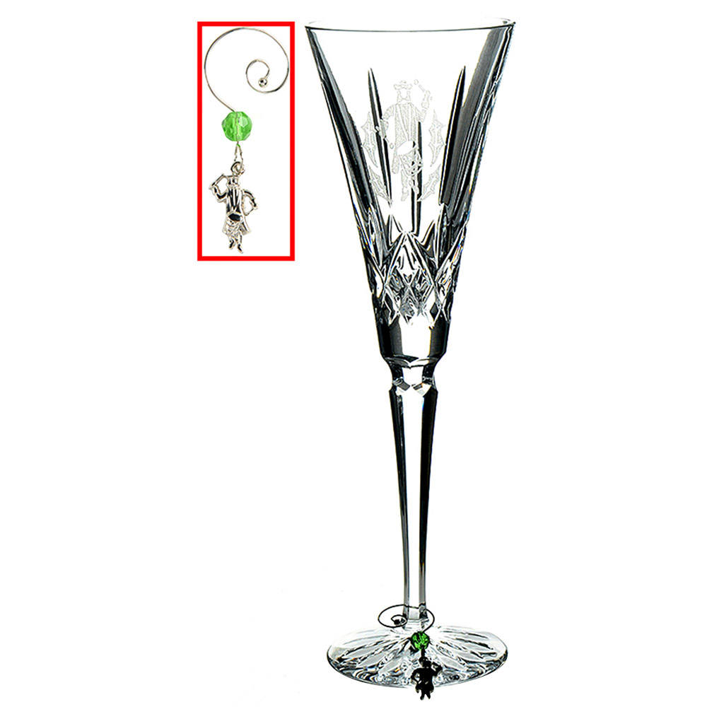 Twelve Days of Christmas (Boxed) Fluted Champagne & Charm by Waterford Crystal-1
