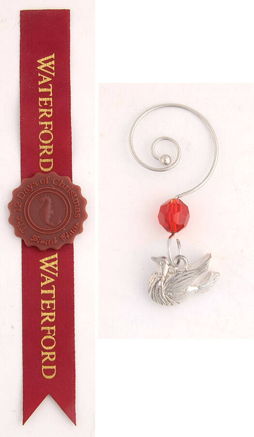 Twelve Days of Christmas Charm for Fluted Champagne by Waterford Crystal-1