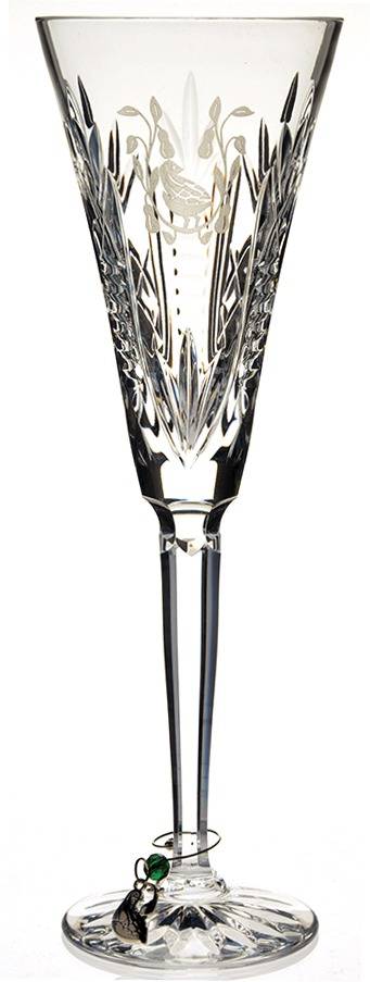 Twelve Days of Christmas (Boxed) Fluted Champagne & Charm by Waterford Crystal-1