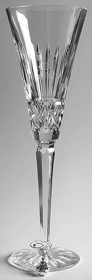 Twelve Days of Christmas Fluted Champagne No Charm by Waterford Crystal-1