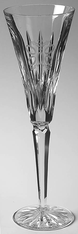 Twelve Days of Christmas Fluted Champagne No Charm by Waterford Crystal-1