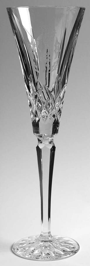 Twelve Days of Christmas Fluted Champagne No Charm by Waterford Crystal-1