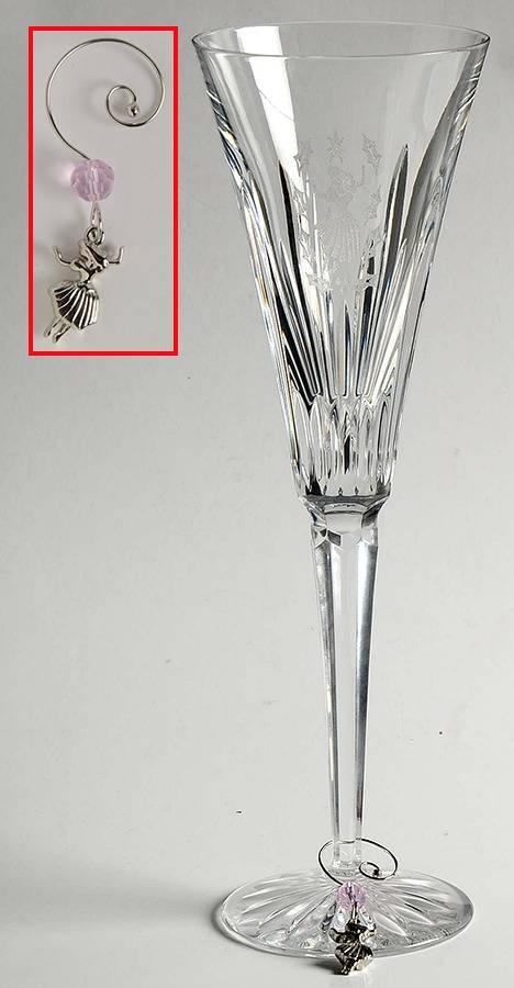 Twelve Days of Christmas (Boxed) Fluted Champagne & Charm by Waterford Crystal-1