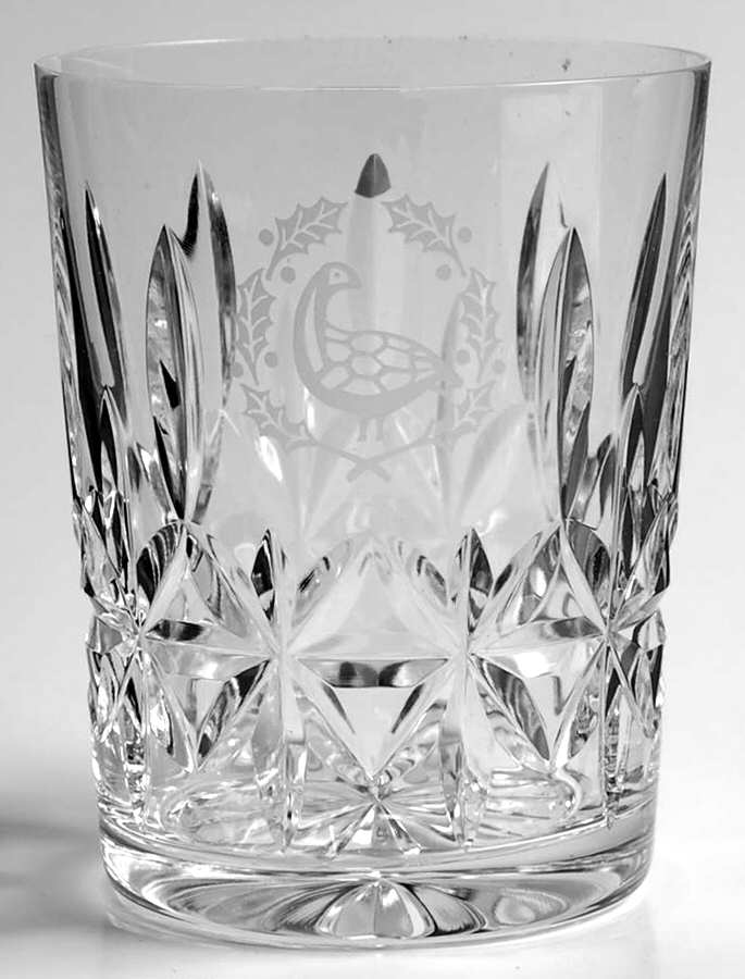 Twelve Days of Christmas Double Old Fashioned by Waterford Crystal-1