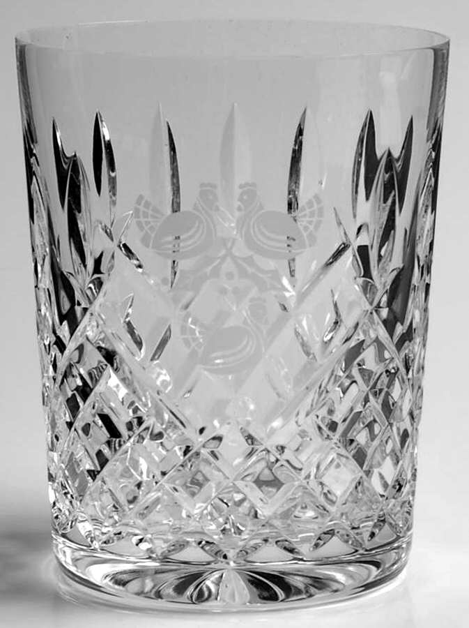 Twelve Days of Christmas Double Old Fashioned by Waterford Crystal-1
