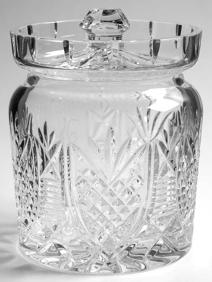 Twelve Days of Christmas Biscuit Barrel & Lid by Waterford Crystal-1