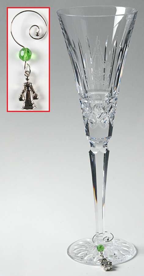 Twelve Days of Christmas (Boxed) Fluted Champagne & Charm by Waterford Crystal-1