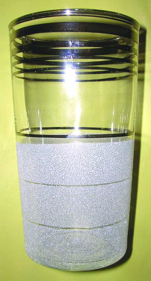 Frost Nip Lavender Ice Flat Tumbler by West Virginia Glass Specialty-1