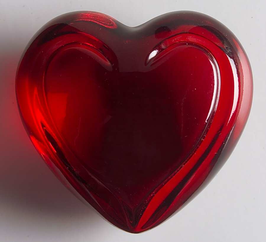 Siren Heart Paperweight by Waterford Crystal-1