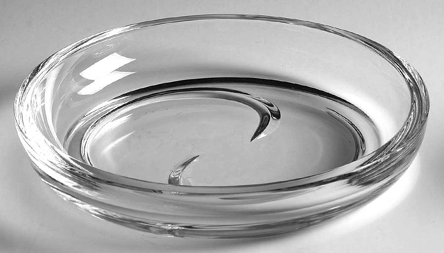 Siren Round Dresser Tray by Waterford Crystal-1