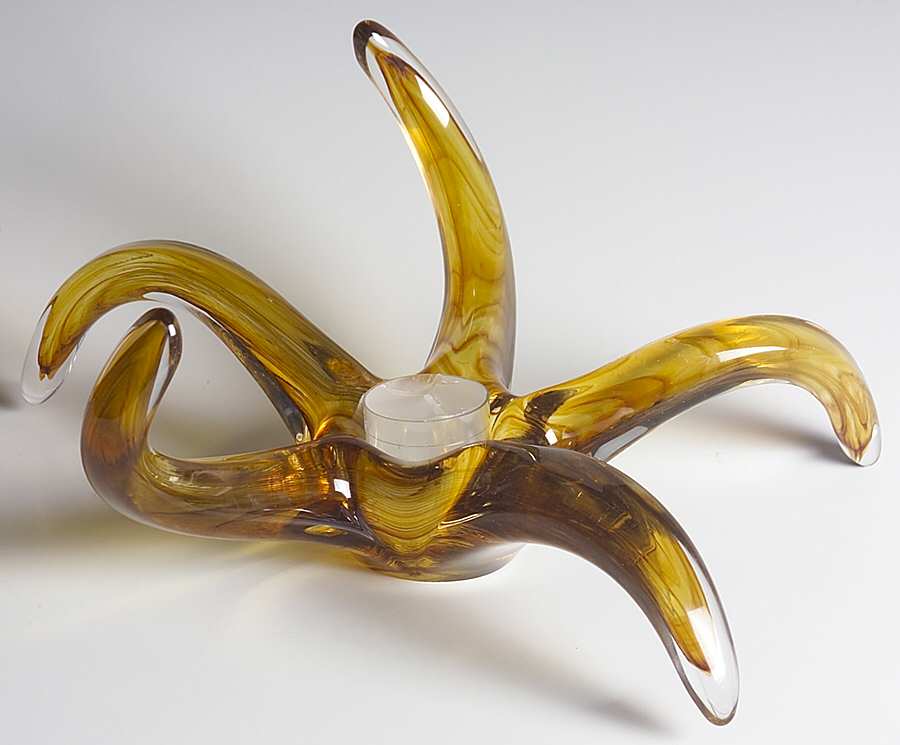 Evolution (Red Amber) Votive Candleholder by Waterford Crystal-1