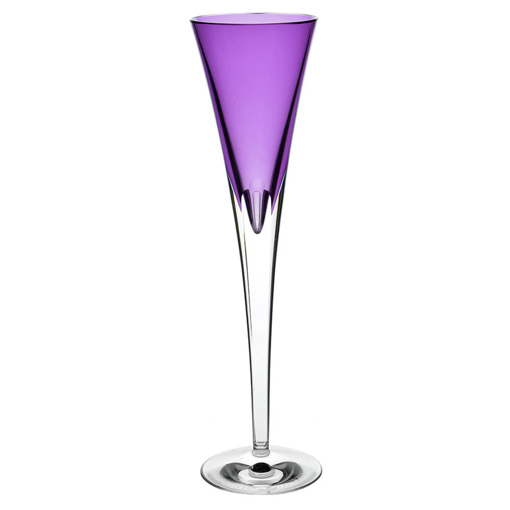 Eclipse Amethyst Fluted Champagne by Waterford Crystal-1