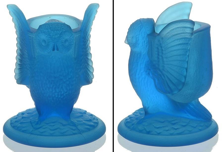 Animals & Figurines #OT-1/62 Owl Toothpick Holder by Westmoreland-1