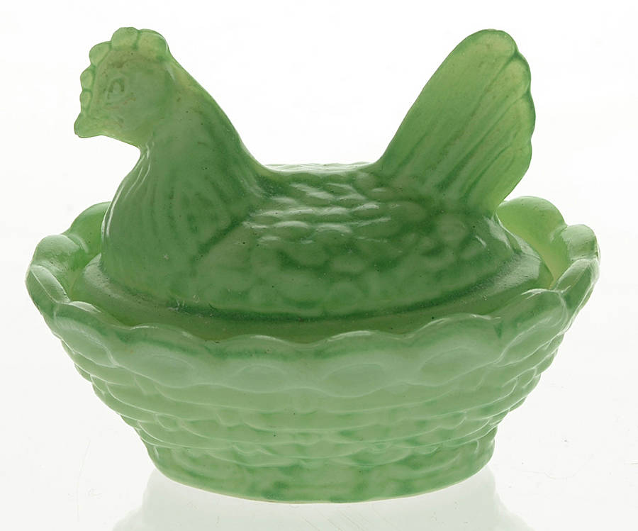 Animals & Figurines Chick Salt with Lid by Westmoreland-1