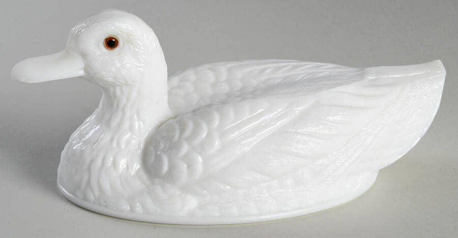 Animals & Figurines Lid for Oval Duck Dish by Westmoreland-1