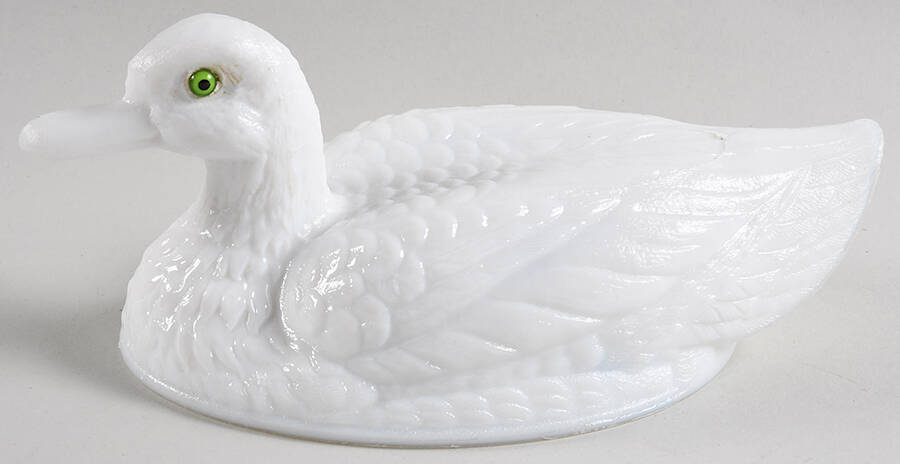 Animals & Figurines Lid for Oval Duck Dish by Westmoreland-1