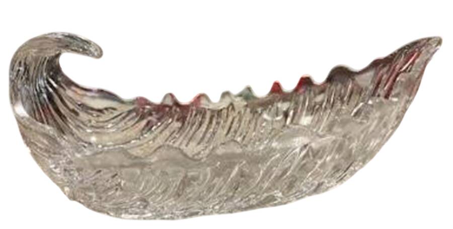 Animals & Figurines 12" Leaf Shape Bowl by Westmoreland-1