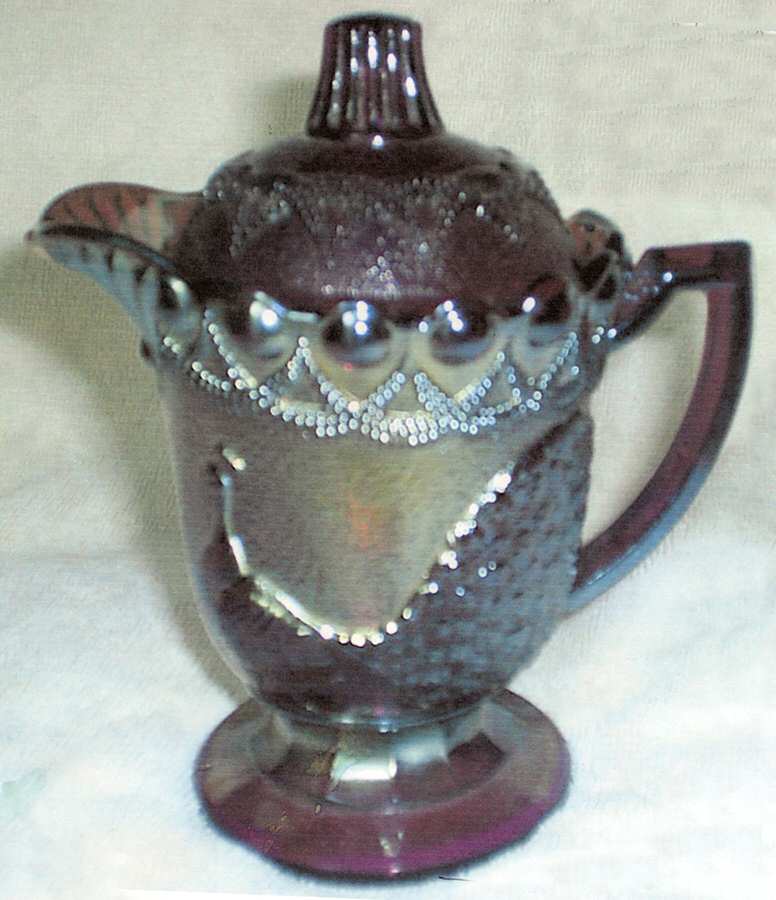 Animals & Figurines Peacock Creamer & Lid by Westmoreland-1