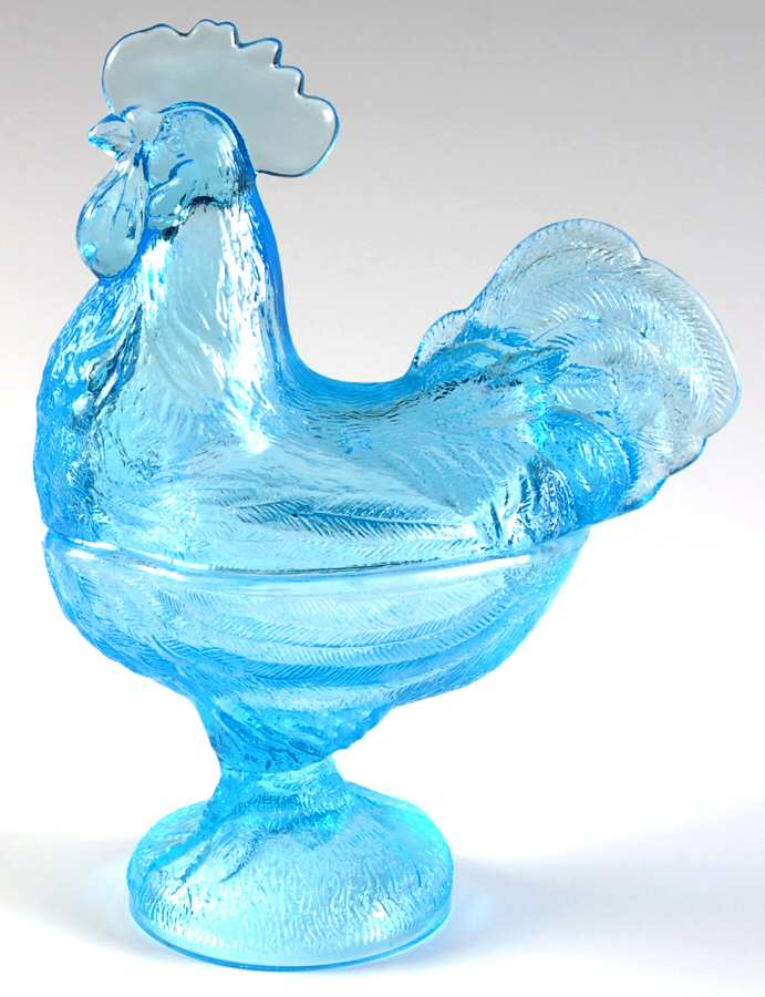 Animals & Figurines #SR-1 Standing Rooster with Lid by Westmoreland-1