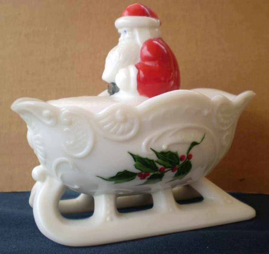 Animals & Figurines #1872 Santa on Sleigh by Westmoreland-1
