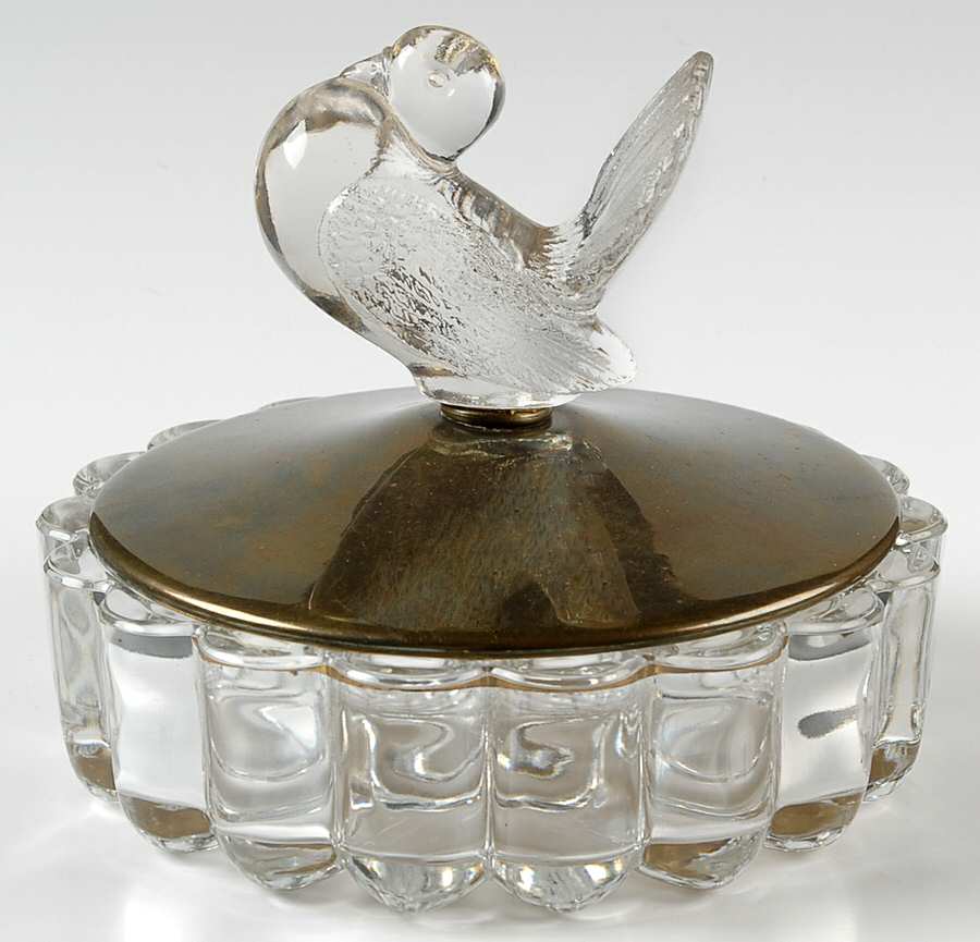 Animals & Figurines Pouter Pigeon Lid for Candy Dish by Westmoreland-1