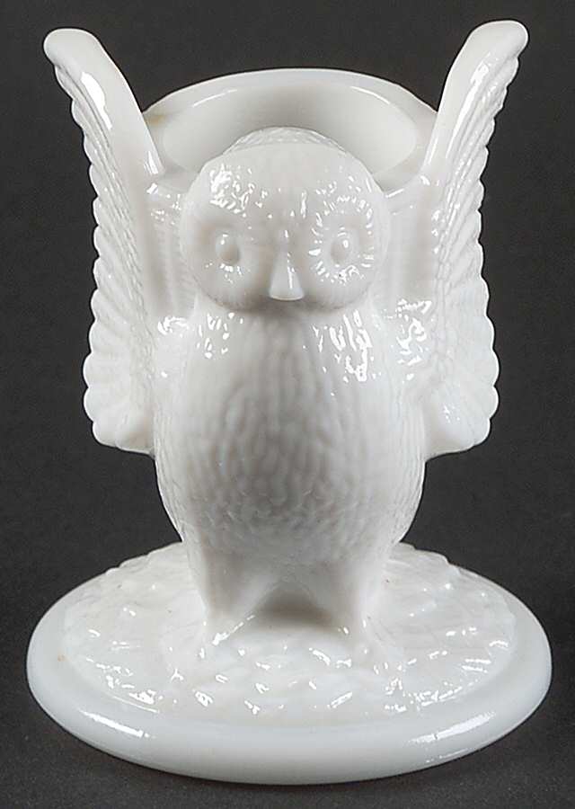 Animals & Figurines #OT-1/62 Owl Toothpick Holder by Westmoreland-1