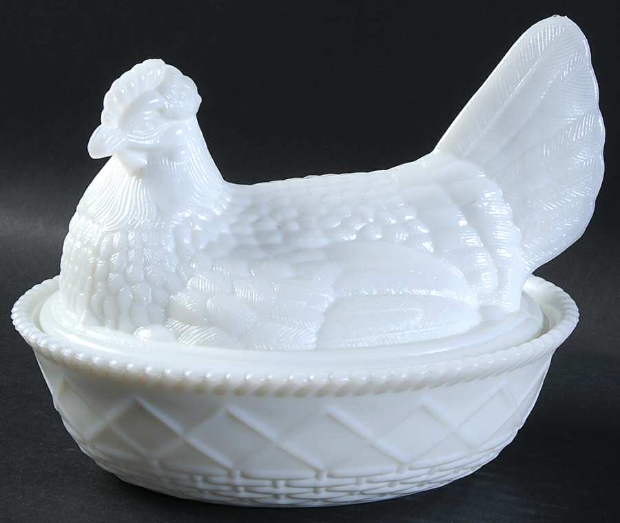 Animals & Figurines Hen on Nest by Westmoreland-1
