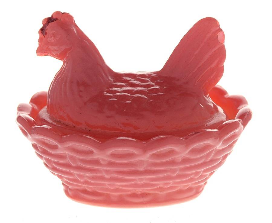 Animals & Figurines Chick Salt with Lid by Westmoreland-1