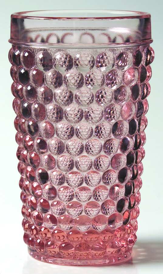 American Hobnail Pink 12 Oz Flat Tumbler by Westmoreland-1