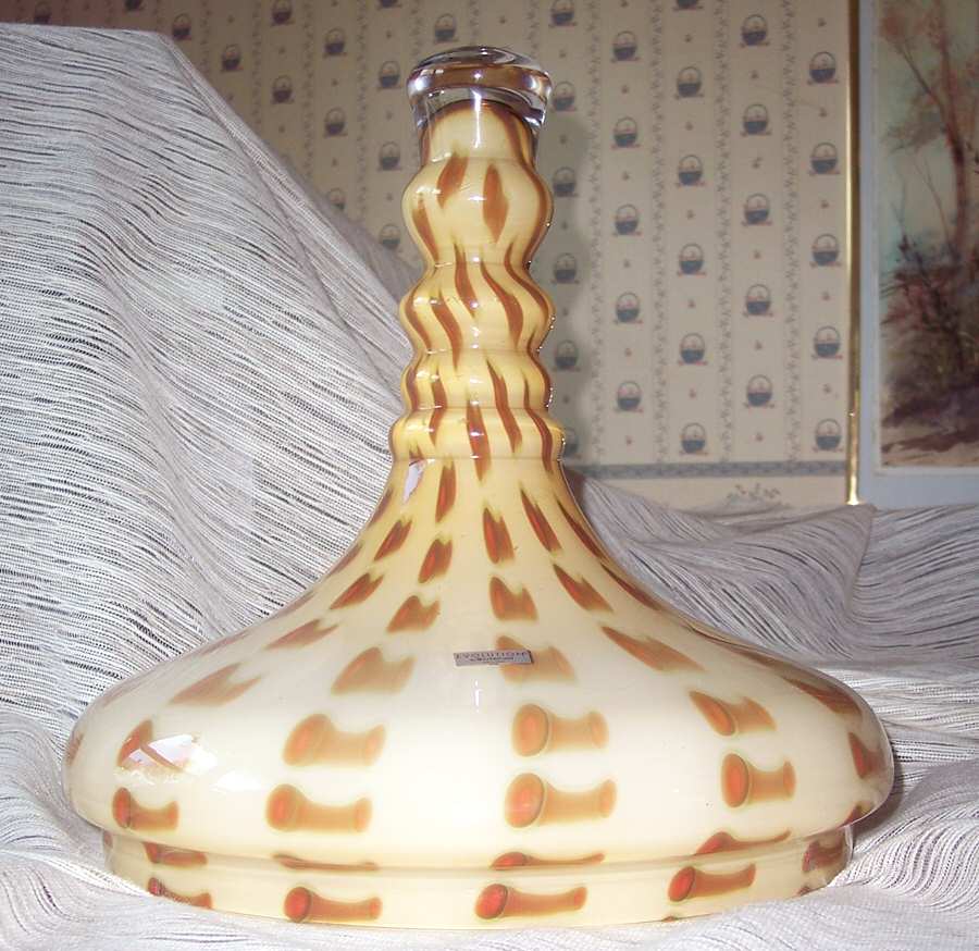 Evolution (Amber & Ocelot) Lid for Footed Urn by Waterford Crystal-1