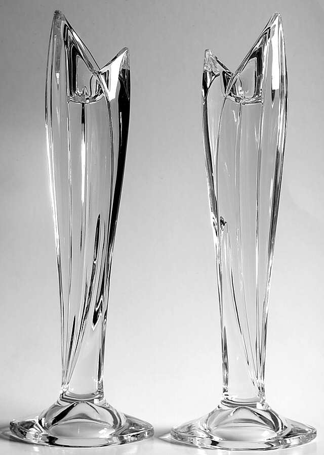 Palma 10" Single Light Candlestick (Pair) by Waterford Crystal-1