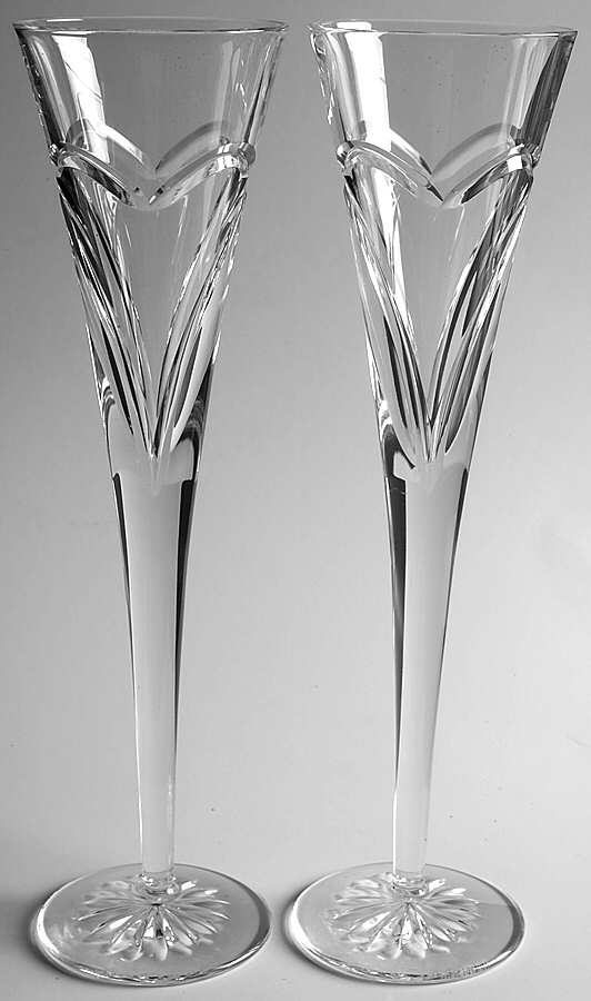 Waterford Wishes (Set of 2) Fluted Champagne by Waterford Crystal-1