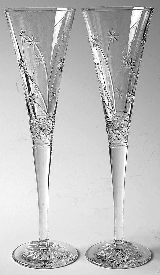 Waterford Wishes (Set of 2) Fluted Champagne by Waterford Crystal-1