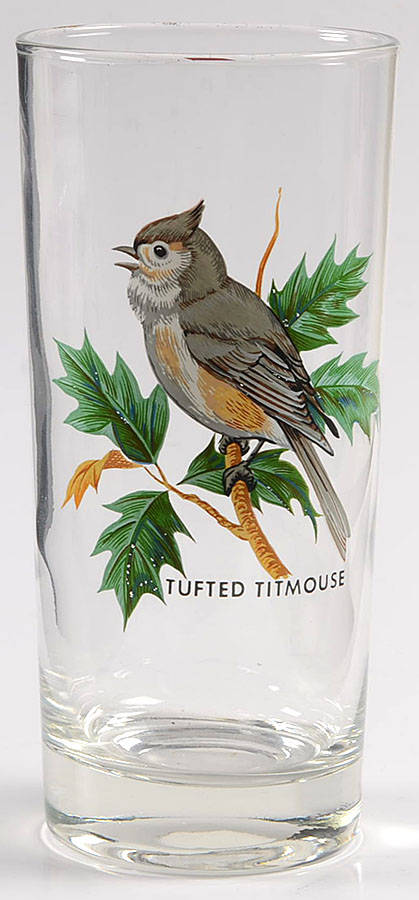 American Songbirds 13 Oz Flat Tumbler by West Virginia Glass Specialty-1